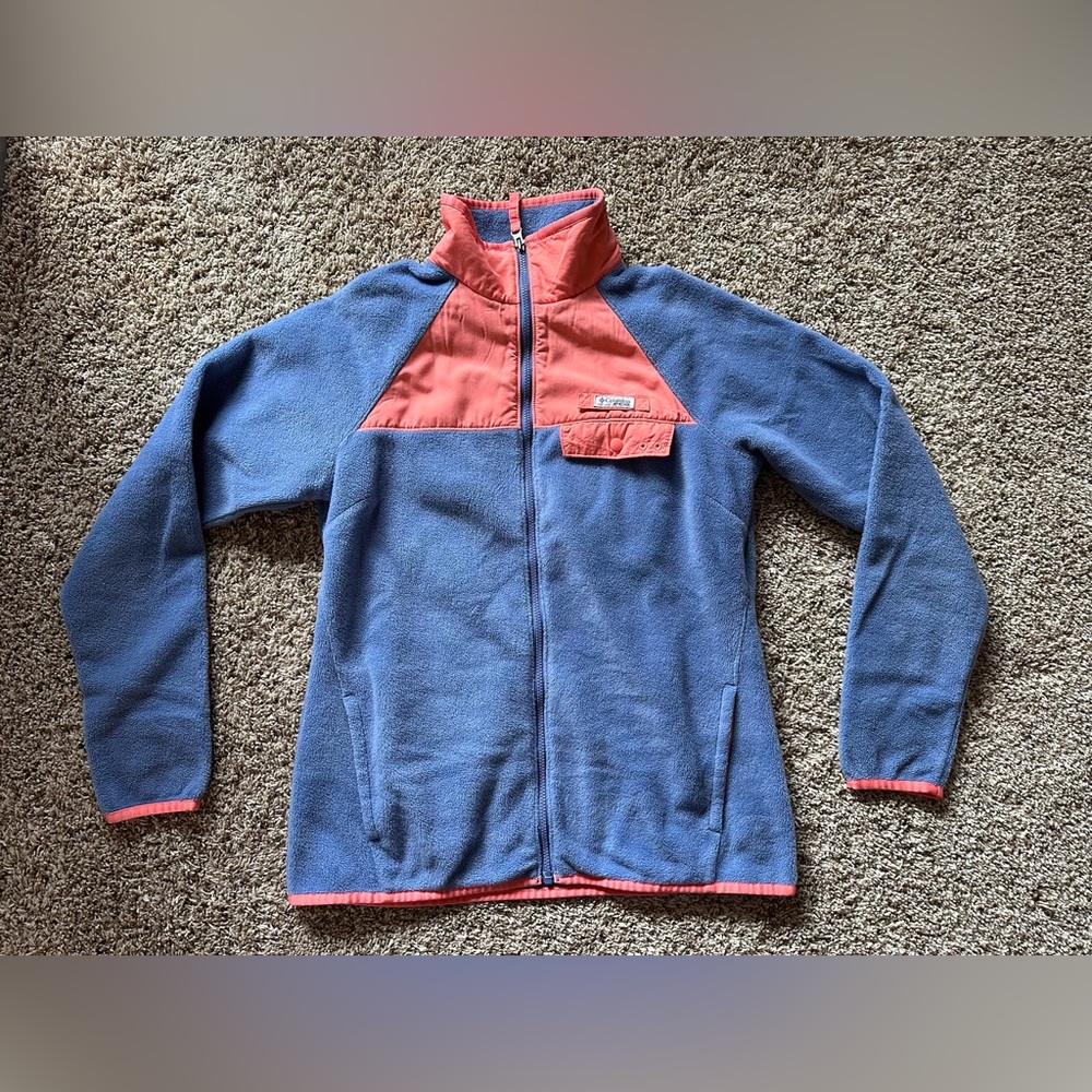 Columbia PFG full zip sweatshirt women size small